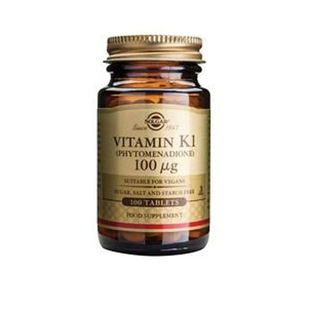 SOLGAR VITAMIN K1 TBL A 100 slika 1