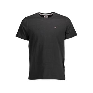 TOMMY HILFIGER MEN'S SHORT SLEEVE T-SHIRT BLACK