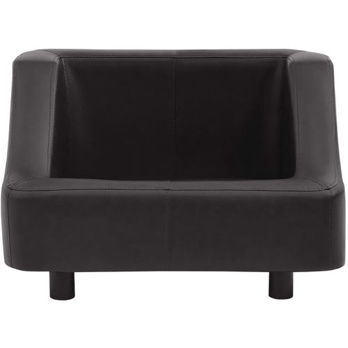 Sofa za pse crna 67 x 52 x 40 cm od umjetne kože slika 29