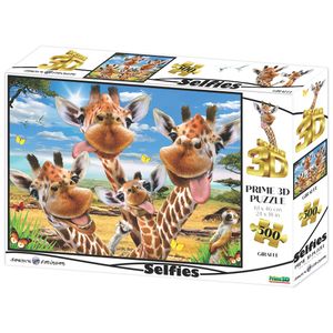 Puzzle 3D - Žirafe 500 kom 61x46cm selfie