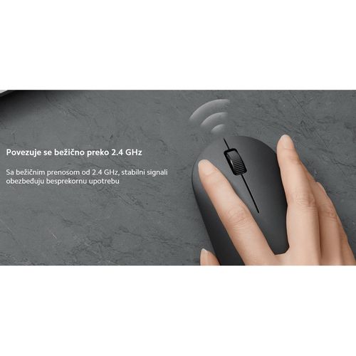 Xiaomi Wireless Mouse 2 lite miš crni (BHR8916GL) slika 2