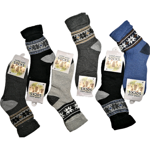 Termo muške vunene čarape, 6 pari slika 1