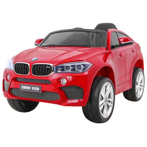 Licencirani auto na akumulator BMW X6M - crveni/lakirani slika 1