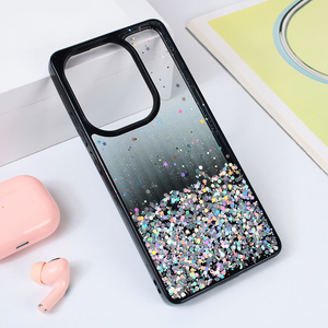 Torbica Frame Glitter za Xiaomi Redmi Note 13 Pro 4G crna