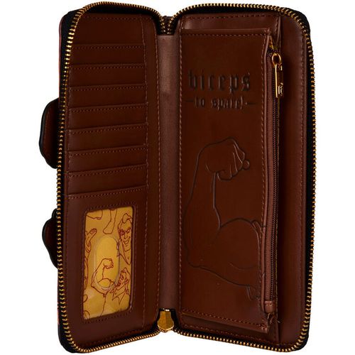 Loungefly  Disney Beauty and the Beast Villains Gaston Scene wallet slika 3