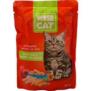Wise Cat hrana za mačke u sosu od zečetine 100g 