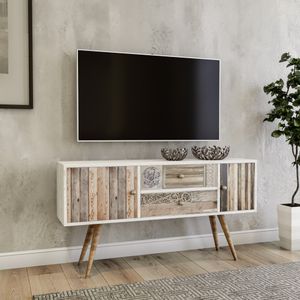 Odense Bijeli TV Stalak od Oraha