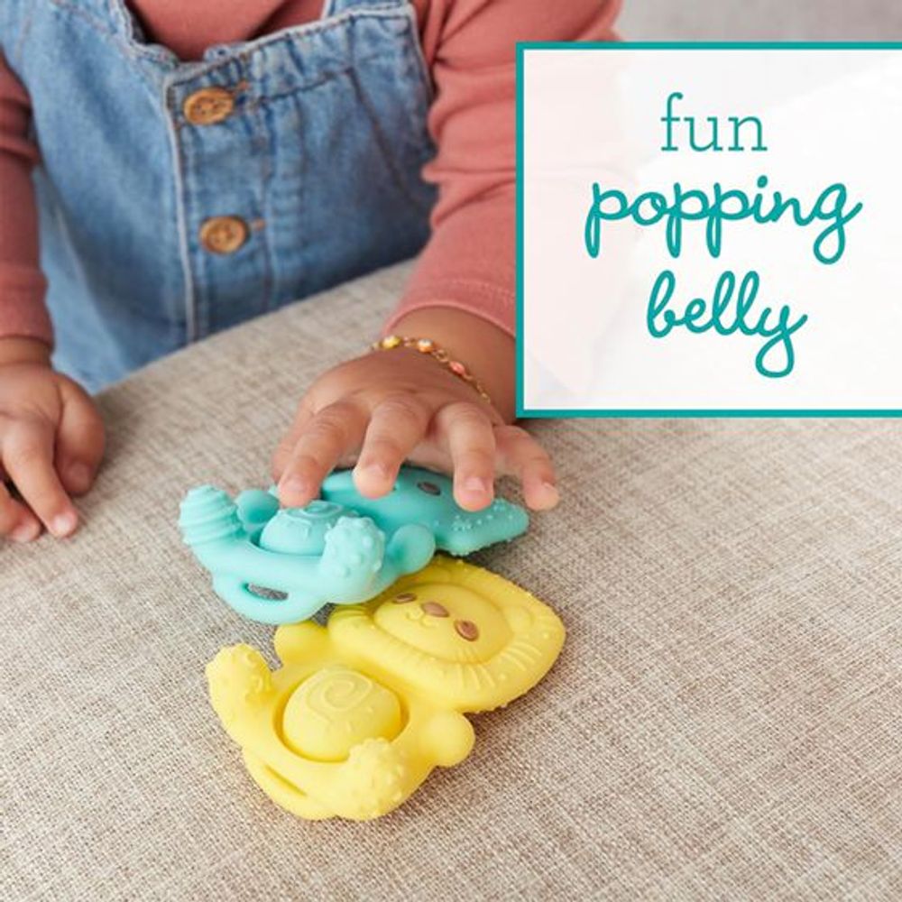 Infantino Glodalice za bebe Pop Pals, 2kom slika 4