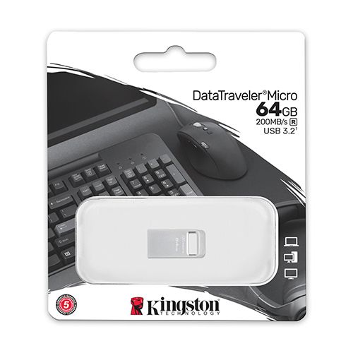 Kingston DTMC3G2/64GB 64GB USB Flash Drive, USB 3.2 Gen.1, DataTraveler Micro, Read up to 200MB/s slika 3