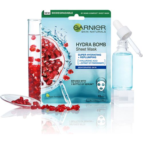 Garnier Skin Naturals Tissue Mask Moisture + Aqua Bomb maska za lice 28g slika 3