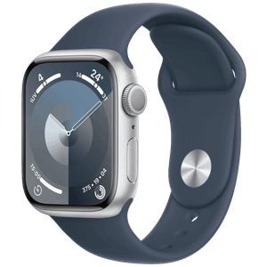Apple SAT pametni, 1.69" LTPO OLED zaslon, vodootporan BT, WiFi - Watch Series 9 GPS 41mm Silver
