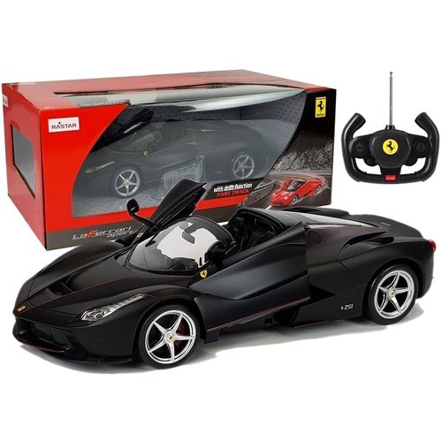 Licencirani auto na daljinsko upravljanje Ferrari Aperta Rastar 1:14 crni slika 1