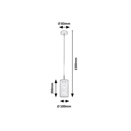 Rabalux Callia,visilica E14 25W 3018 slika 3