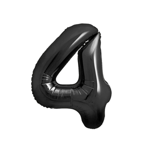 CH-B8C4 Folijski balon Matt Crni 85 cm