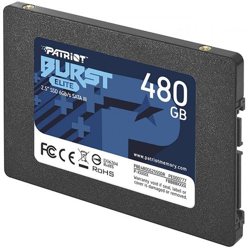 SSD Patriot Burst Elite R450/W320, 480GB, 7mm,2.5" PBE480GS25SSDR slika 1