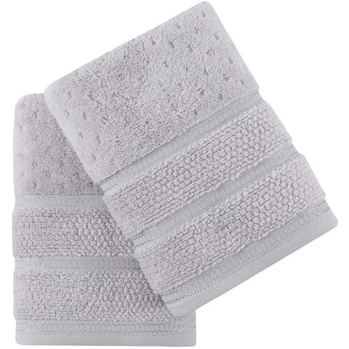 Arella - Grey Grey Hand Towel Set (2 Pieces) slika 3