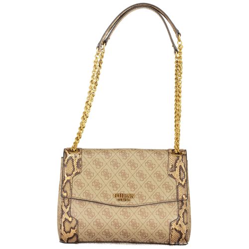 GUESS JEANS BEIGE WOMEN'S BAG slika 1