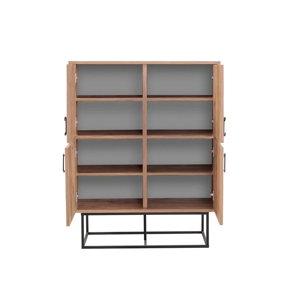 Quantum Solo - Retro Atlantic Pine Black Višenamjenski Kabinet slika 4