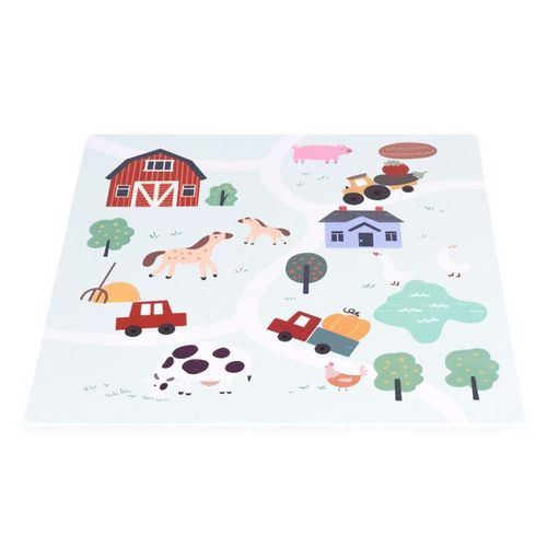 Ecotoys velika Eva pjenasta podloga za djecu Farm 90,5 x 90,5 cm  slika 2