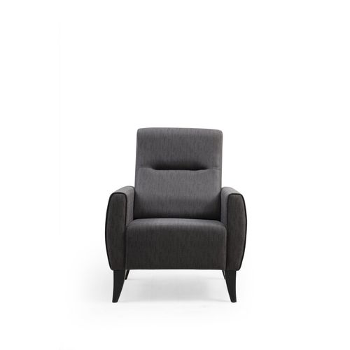 Minar - Dark Grey Dark Grey Wing Chair slika 3