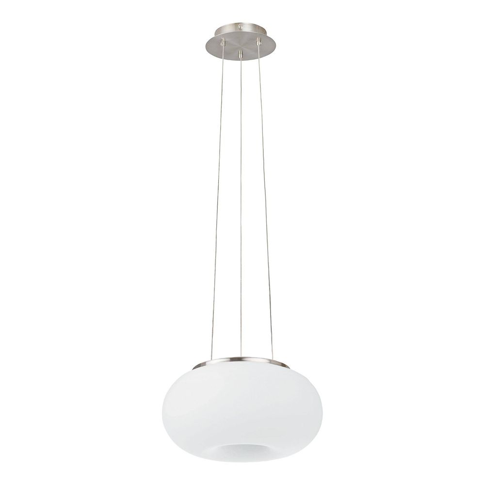 Eglo Optica visilica - 2 svjetla, nikl-mat, opal-mat slika 1