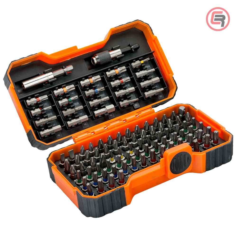 Bahco Set Bitova Ravni, Philips, Pozidriv, Hexagon, Torx 100 dijelni - 59/S100BC slika 1