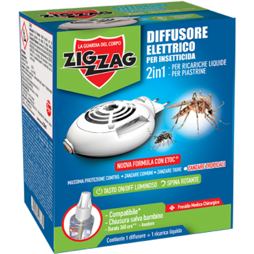 ZIG ZAG električni dispenzer + tekućina za komarce refill 30ml slika 1