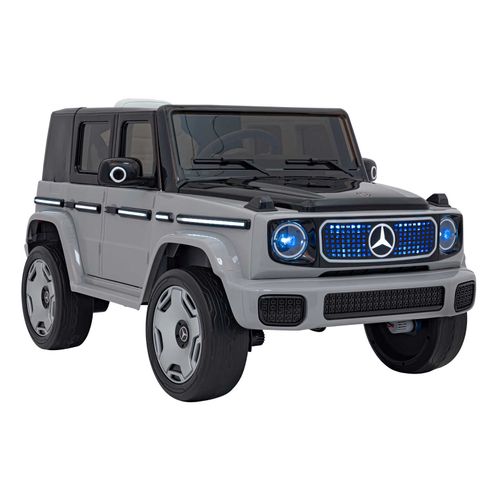 Licencirani auto na akumulator Mercedes Benz EQG 4x4 - srebrni slika 14