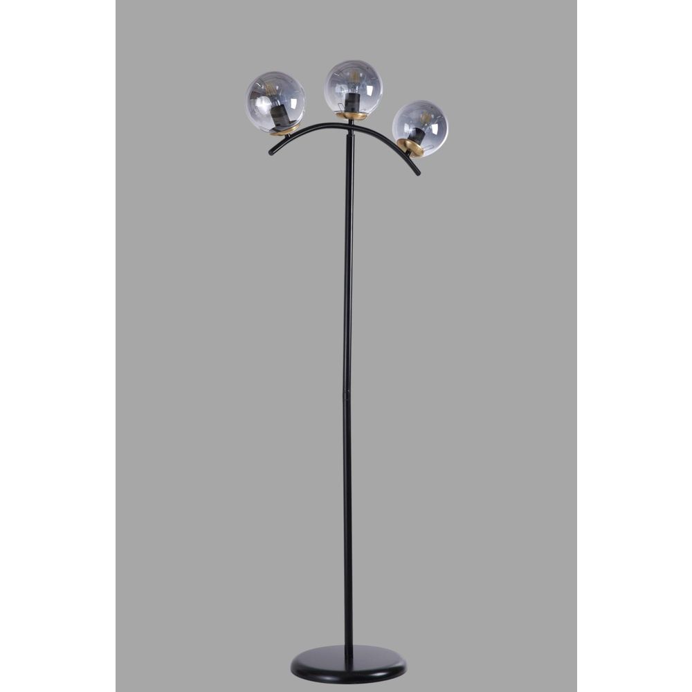 Opviq Podna lampa 893, siva, crna slika 3