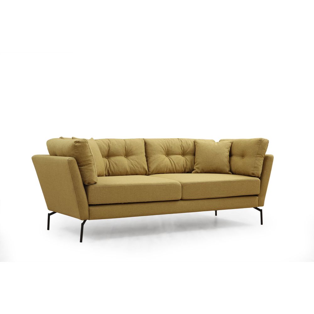 Sofa - Zelenožuta Troosjed slika 4