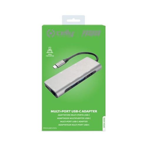 CELLY Multi USB-C adapter PROHUBEVODS slika 4