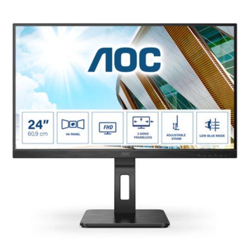 AOC IPS 23,8" 24P2QM, HDMI, DVI, DP, USB3.0, pivot 24P2QM slika 1