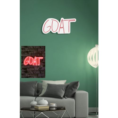 Wallity Ukrasna plastična LED rasvjeta, GOAT - Red slika 3