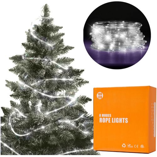 100 LED svjetla u crijevu 10m hladno bijela slika 1