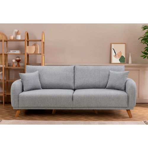 Atelier Del Sofa Hera Set - Trosed na razvlačenje, sivi slika 3