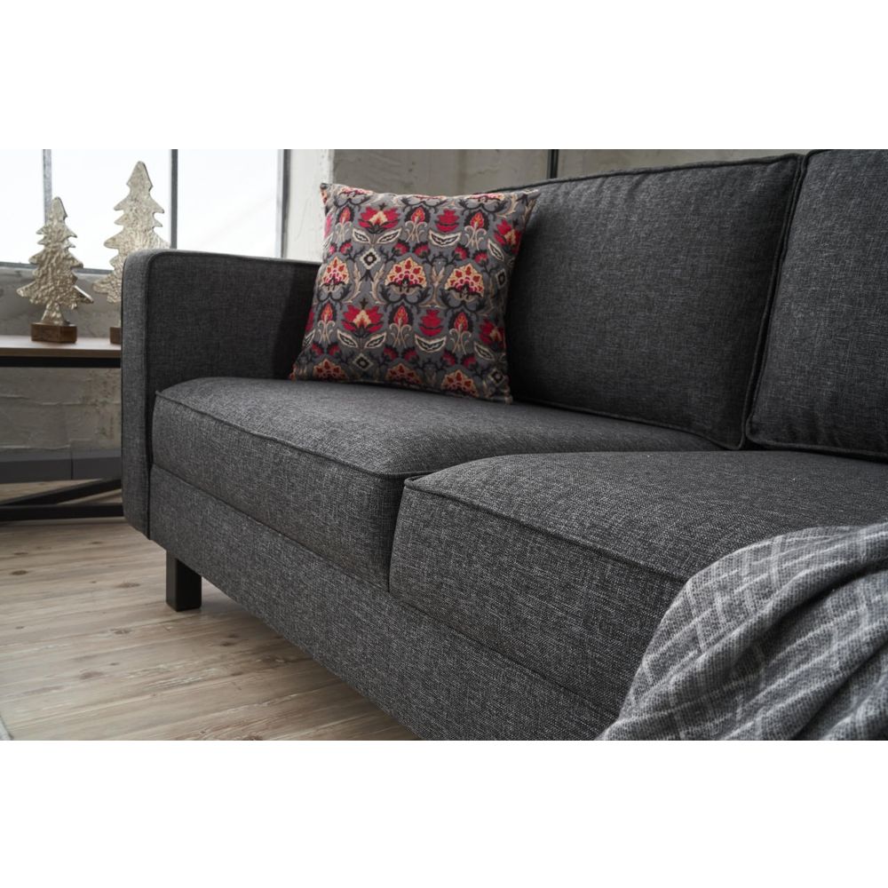 Kale Sofe - Antracitna 2-Sjedalna Sofa slika 5