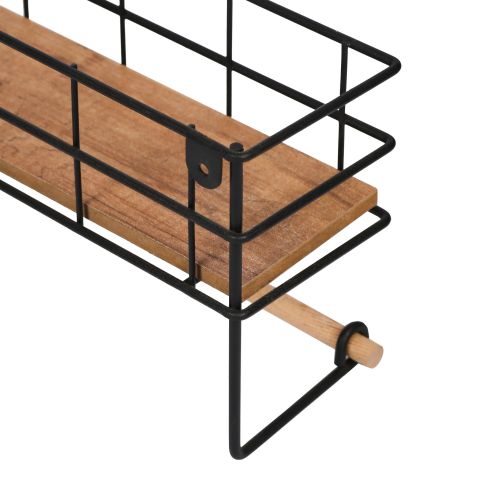 Gwen Oak
Black Wall Shelf slika 6