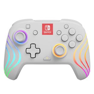 Nintendo Switch Afterglow Wave Wireless Controller White