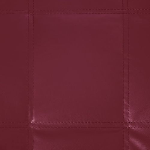 Masažni ležaj od umjetne kože s jastukom crvena boja vina slika 22