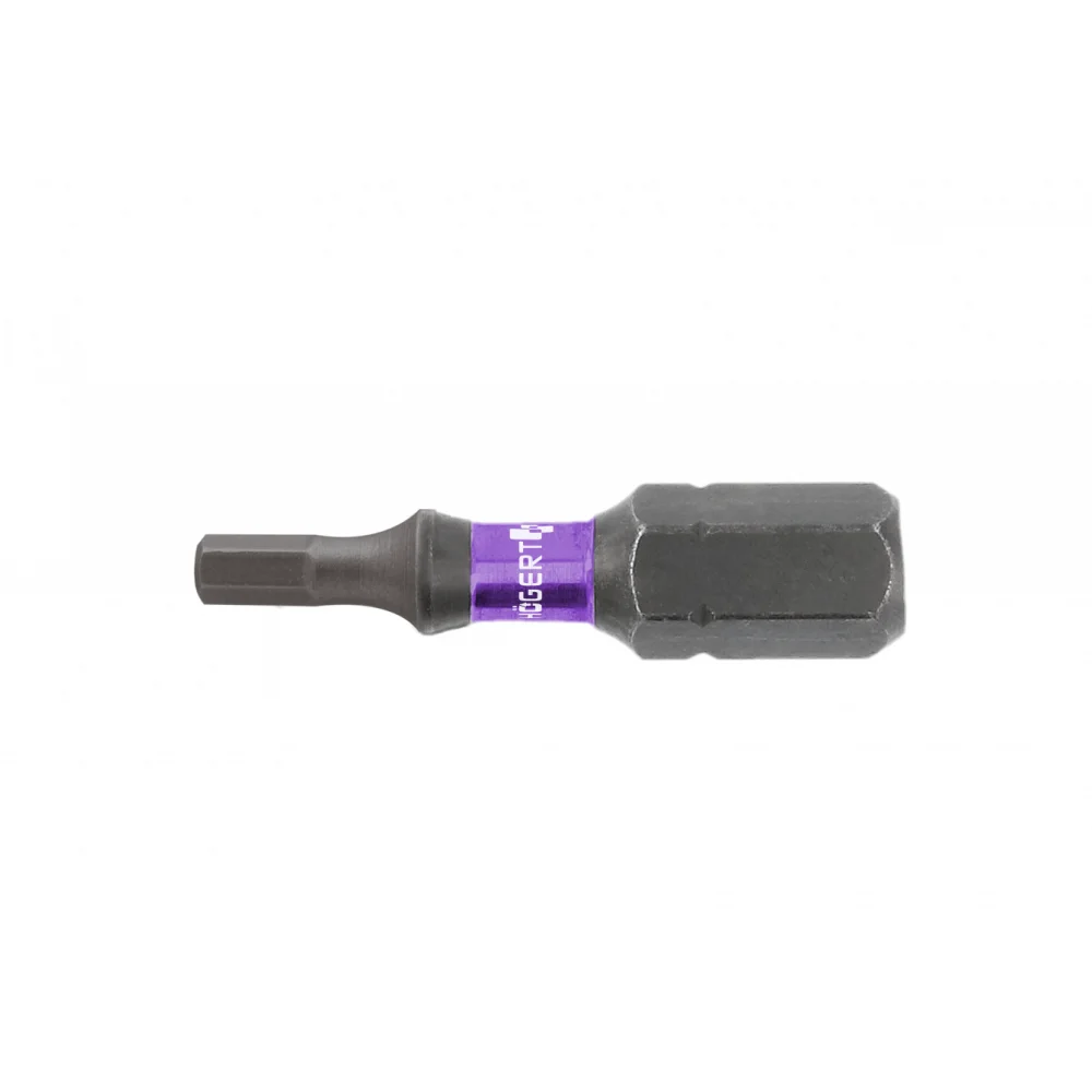 Högert  Bit nastavak 1/4" imbus H4, 25mm, S2 (pakiranje 5 komada) slika 1
