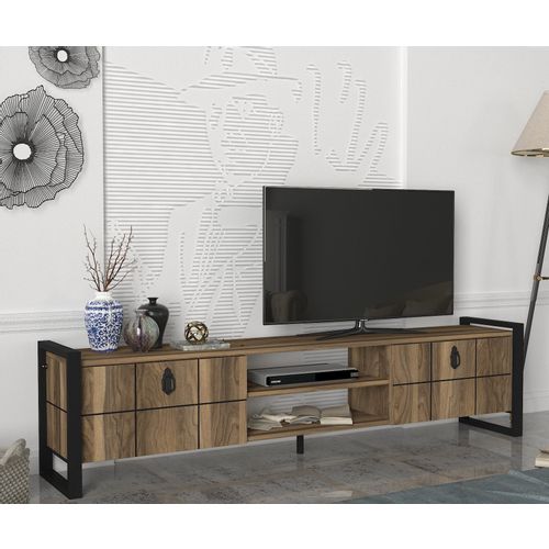 Woody Fashion Polica za TV LOST, Lost - Walnut slika 2