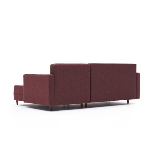 Atelier Del Sofa Aydam Right - Bordo Crveni Ugao Sofa-Krevet slika 6