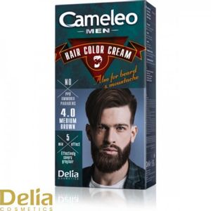 Krema za bojenje kose, brade i brkova CAMELEO MEN smeđa 4.0 - DELIA