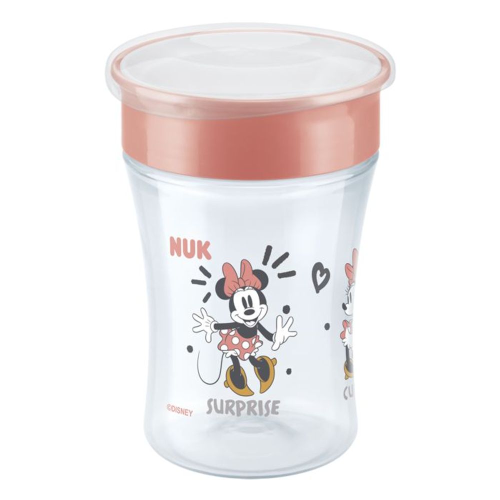 NUK Čaša Evolution Magic Cup 8m+ 230ml, Minnie - Crvena slika 1
