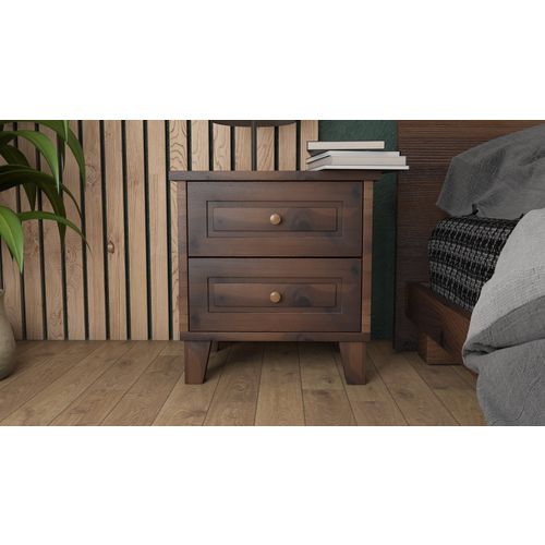 Elegant Walnut Nightstand slika 2