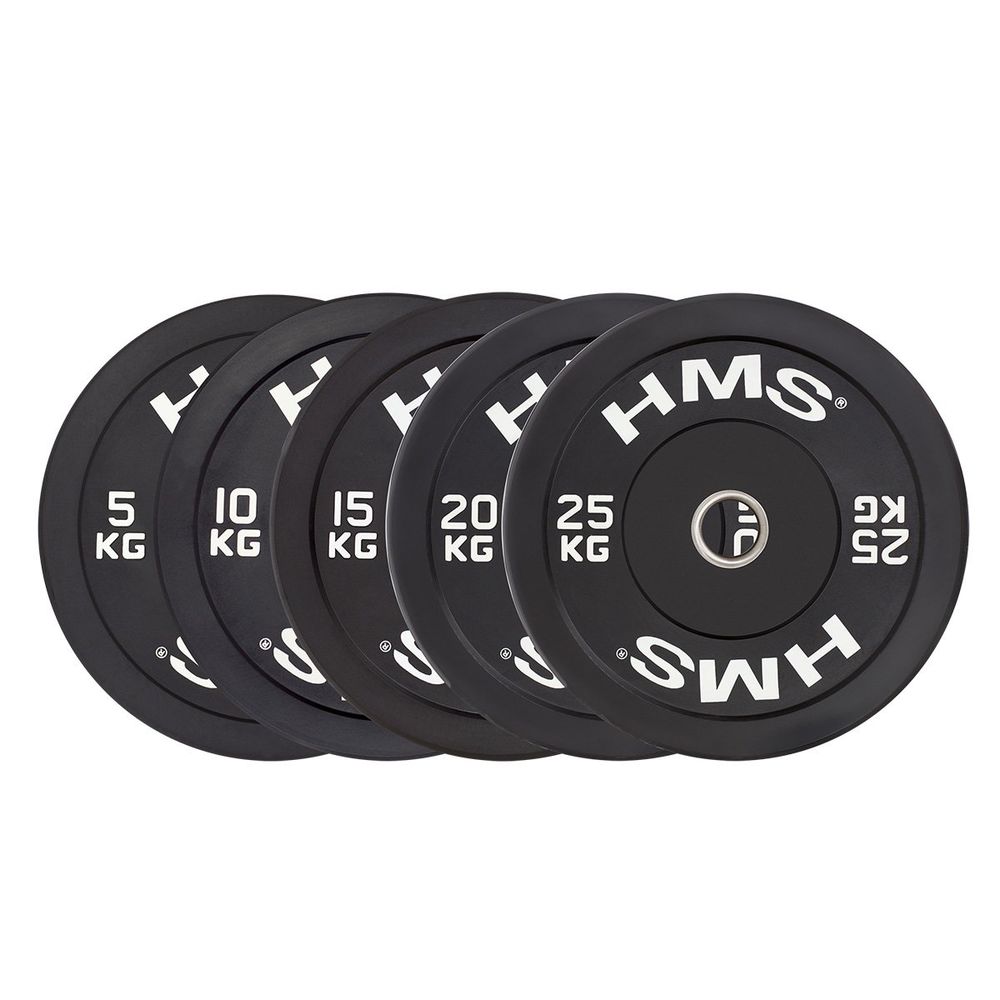 Bbr25 crna olimpijska ploča - branik 25 kg hms slika 1