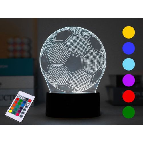 Lampa 3D na dodir iTotal promjena boja Football XL2333 slika 1