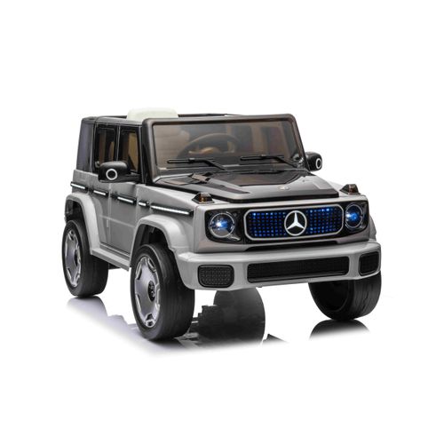 Licencirani auto na akumulator Mercedes Benz EQG 4x4 - srebrni slika 4