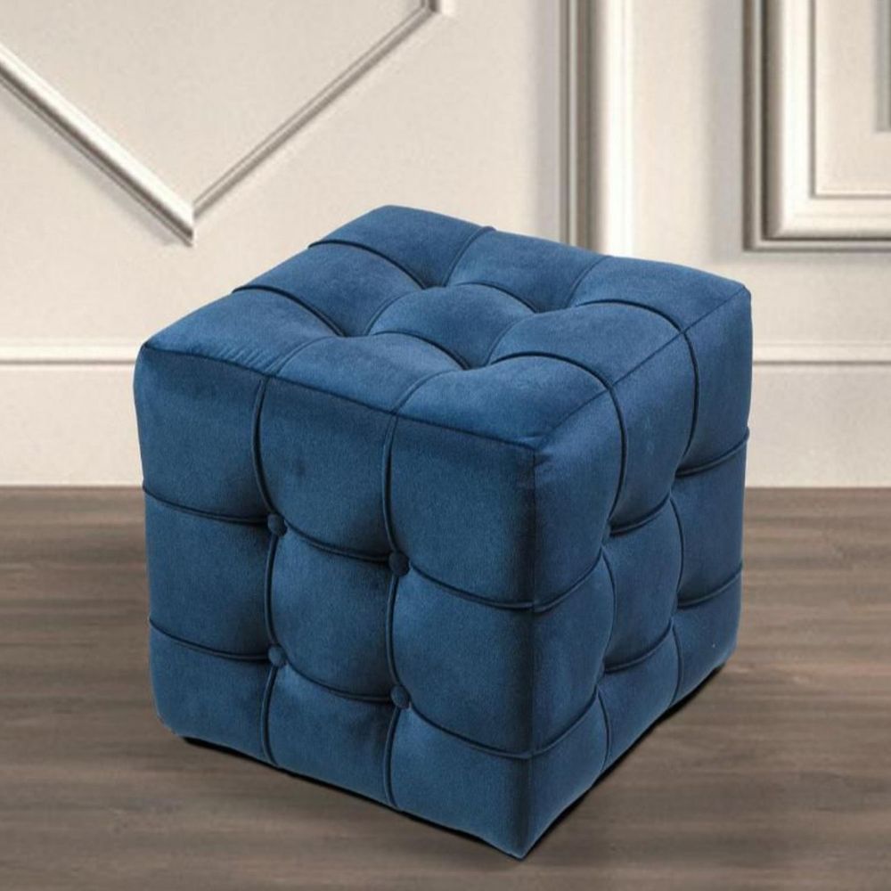 Pouffe Lizbon - Tamnoplava slika 2