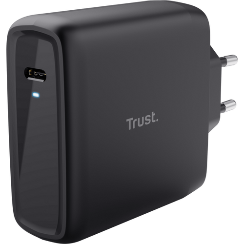Punjač TRUST Maxo 100W USB-C laptop smartphone tablet 2m USB-C kabel crna slika 4